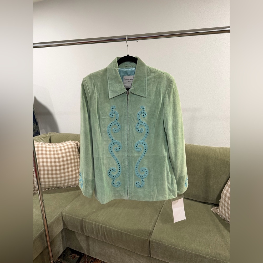 Green Suede Jacket
